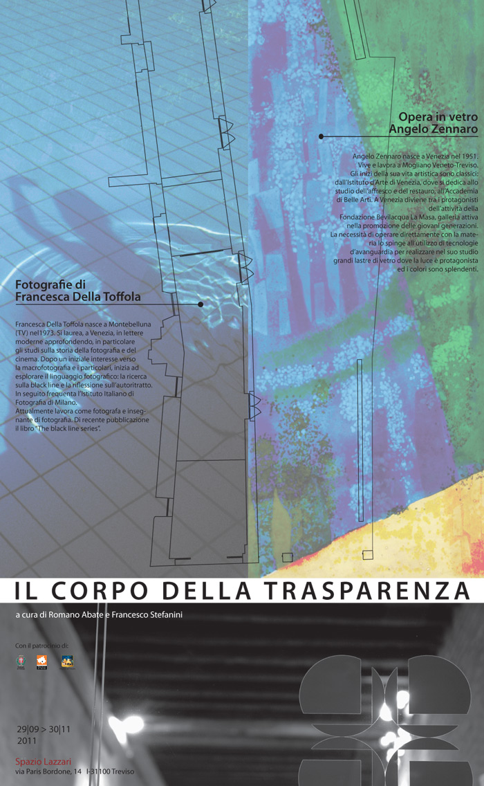 Il corpo della trasparenza exhibition - Spazio Lazzari Treviso