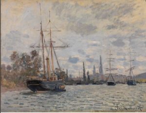 Claude Monet, La Senna a Rouen, 1873