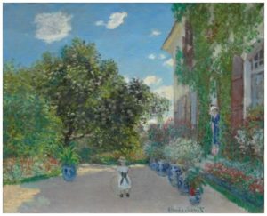 Claude Monet, La casa dell'artista ad Argenteuil, 1873